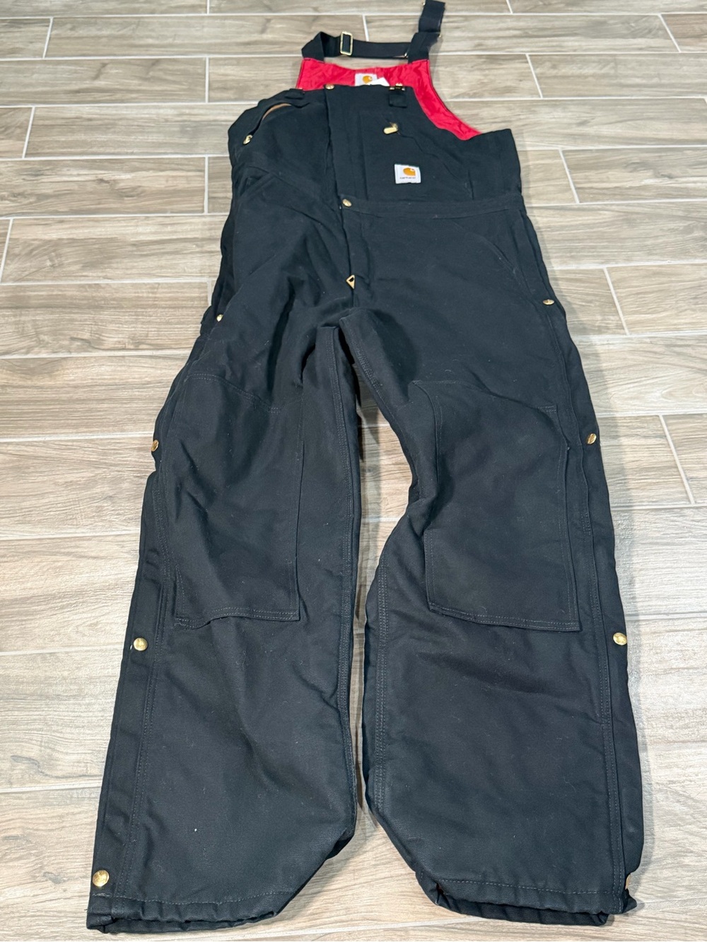 Carhartt Coveralls Vintage Overalls Jumpsuit Insulated Bib Pants 36x32